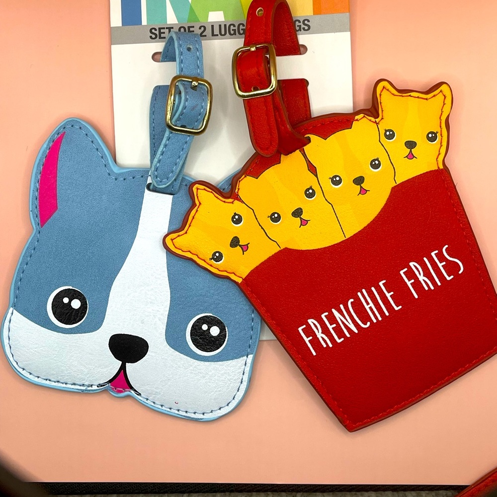 New || 2pk Luggage Tags || 🐝🍟